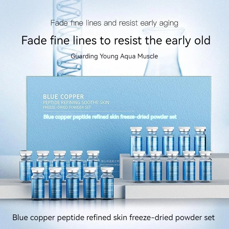 Oligopeptide Wrinkle - Синий медный пептид, лиофилизированный порошок, набор,