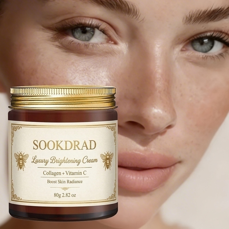 Luxury Glow Skincare - Роскошный осветляющий крем, коллаген+витамин С, ежедневное